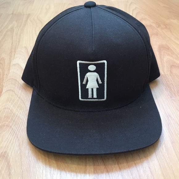 girl skateboards trucker hat